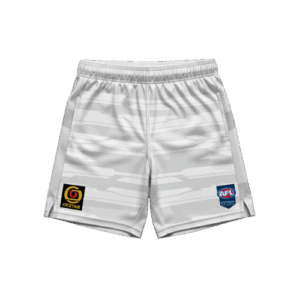 White Oztag Shorts Striped Design image 0